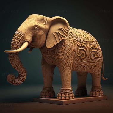 3D model Jumbo famous animal (STL)